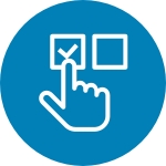 Hand Checking Box Icon